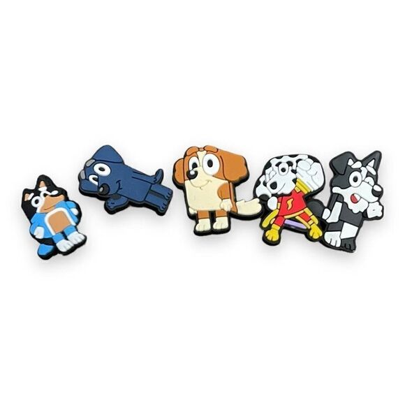 Blue Dog Shoe Charms - Picture 1 of 3